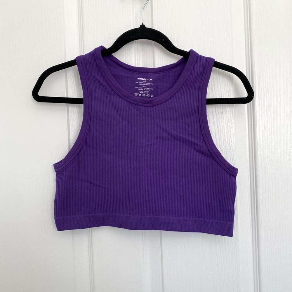 Women's Purple Crop-top